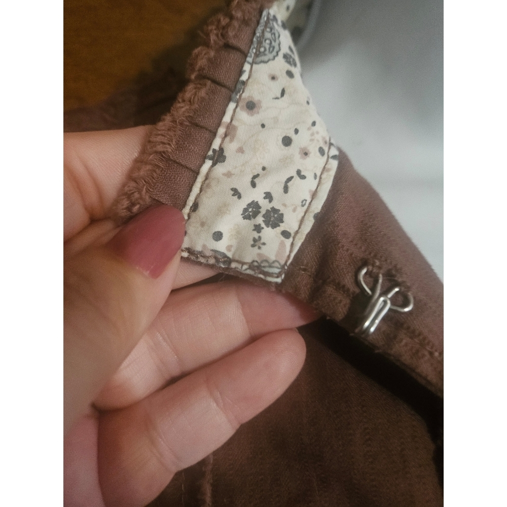 Vanity Ruffled Structured Button Down Shirt - Picture 4 of 10